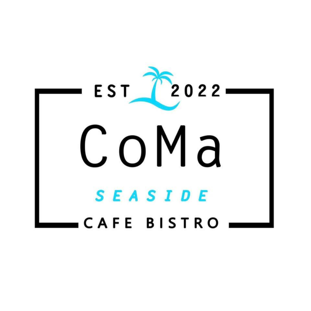 CoMa Seaside Cafe Bistro Logo